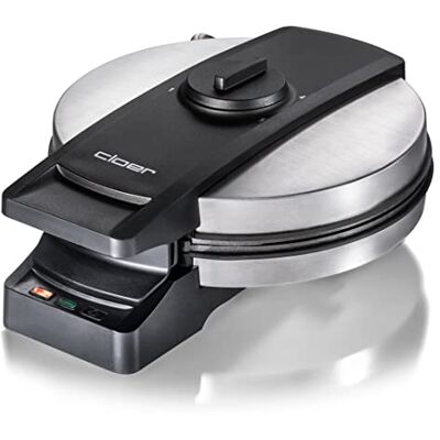 Cloer 2898EF Hörncheneisen Professional, Ostfrieslandwappen, betrouwbare coating, zwaar gebruik, knispere oren 16 cm Ø, 800 W, Backampel, Acustische verwerkingsmelding, aan-/uitschakelaar Cloer 2898EF Hörncheneisen Professional, Ostfrieslandwappen, betrouwbare coating, zwaar gebruik, knispere oren 16 cm Ø, 800 W, Backampel, Acustische verwerkingsmelding, aan-/uitschakelaar