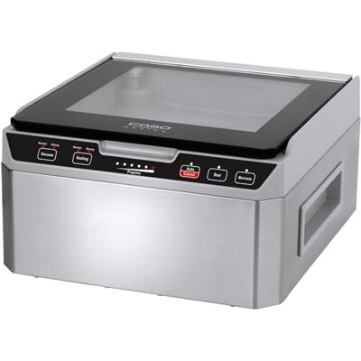 Caso VacuChef 40, 3 L RVS vacuümverpakkingsmachine, 70 l/min vacuümkamer, dubbele seal, instelbare seal en sealtijd 1417 Caso VacuChef 40, 3 L RVS vacuümverpakkingsmachine, 70 l/min vacuümkamer, dubbele seal, instelbare seal en sealtijd 1417