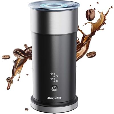 Morpilot Elektrische melkopschuimer, 4-in-1, 80-240 ml, 400 W, roestvrij staal Morpilot Elektrische melkopschuimer, 4-in-1, 80-240 ml, 400 W, roestvrij staal
