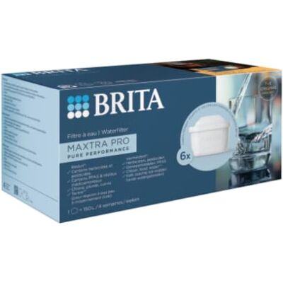 Brita Maxtra drinkwaterfilter voor karaf, 100, 6 filters, wit Brita Maxtra drinkwaterfilter voor karaf, 100, 6 filters, wit
