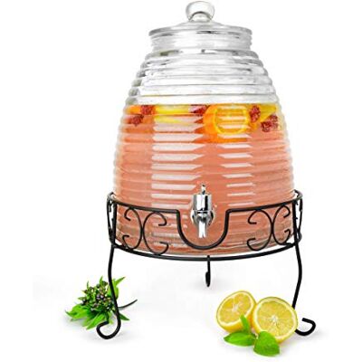 Sendez ® Drankdispenser XXL 9 liter met metalen kraan water- en sapdispenser Sendez ® Drankdispenser XXL 9 liter met metalen kraan water- en sapdispenser
