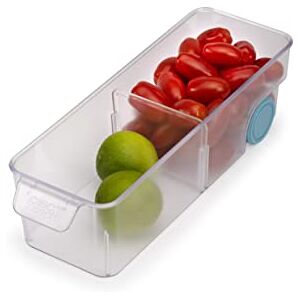 Joseph Joseph FridgeStore koelkastlade-organizer met handvat en wielen voor eenvoudige toegang, geschikt voor standaard koelkasten, BPA-vrij, klein Joseph Joseph FridgeStore koelkastlade-organizer met handvat en wielen voor eenvoudige toegang, geschikt voor standaard koelkasten, BPA-vrij, klein