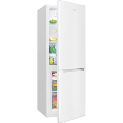 Bomann , KG7359 Koelkast en vriezer, 173 l, wit, 121 l koelkast, 52 l vriezer 4 sterren, ledverlichting, openingsalarm, groentebak, 3 glazen legplanken, energiebesparend Bomann , KG7359 Koelkast en vriezer, 173 l, wit, 121 l koelkast, 52 l vriezer 4 sterren, ledverlichting, openingsalarm, groentebak, 3 glazen legplanken, energiebesparend