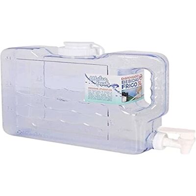 Water Fresh Koelkastdispenser, 3 l, kunststof, meerkleurig, Eén maat Water Fresh Koelkastdispenser, 3 l, kunststof, meerkleurig, Eén maat