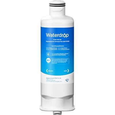 Waterdrop Waterfilter voor koelkast DA97-17376B, compatibel met Samsung HAF-Qin/EXP, DA97-17376B, HAF-Qin, DA97-08006C Waterdrop Waterfilter voor koelkast DA97-17376B, compatibel met Samsung HAF-Qin/EXP, DA97-17376B, HAF-Qin, DA97-08006C