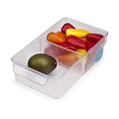 Joseph Joseph FridgeStore Lade-organizer voor koelkast met handvat en wielen voor eenvoudige toegang, geschikt voor standaard koelkasten, groot Joseph Joseph FridgeStore Lade-organizer voor koelkast met handvat en wielen voor eenvoudige toegang, geschikt voor standaard koelkasten, groot