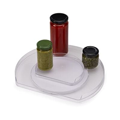Joseph Joseph FridgeStore Lazy Susan 360° draaibare koelkastorganizer met draaiplateau, gestructureerd oppervlak, antislip onderkant, Joseph Joseph FridgeStore Lazy Susan 360° draaibare koelkastorganizer met draaiplateau, gestructureerd oppervlak, antislip onderkant,