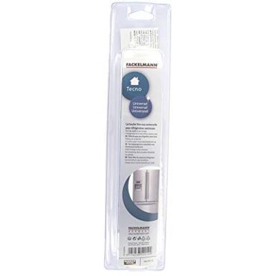 Fackelmann Universele waterfiltercartridge voor Amerikaanse koelkast, kunststof, 25,5 x 5,5 x 5,5 cm Fackelmann Universele waterfiltercartridge voor Amerikaanse koelkast, kunststof, 25,5 x 5,5 x 5,5 cm