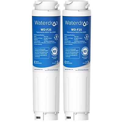 Waterdrop WD-F25 Waterfilter voor koelkast, compatibel met Bosch UltraClarity 644845 REPLFLTR10 00740560 9000194412 Neff Gaggenau Miele/Haier 0060820860 0060218743 Rangemaster DXD 90170 stuks Waterdrop WD-F25 Waterfilter voor koelkast, compatibel met Bosch UltraClarity 644845 REPLFLTR10 00740560 9000194412 Neff Gaggenau Miele/Haier 0060820860 0060218743 Rangemaster DXD 90170 stuks
