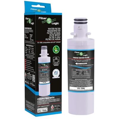 Filterlogic FFL-156L 1 x koelkastwaterfilter compatibel met LG LT1000P ADQ747935 ADQ74793501 reservewaterfilterpatroon Filterlogic FFL-156L 1 x koelkastwaterfilter compatibel met LG LT1000P ADQ747935 ADQ74793501 reservewaterfilterpatroon