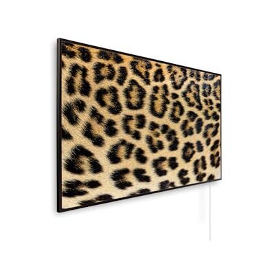 Könighaus Infraroodverwarming met afbeelding, 800 W, dubbele oververhittingsbeveiliging, ultraplatte behuizing voor ruimtes van 11-21 m². Motief: 01. Leeuw, zwarte lijst Cadre noir, motif : 01. Leo, garantie 5 ans, double protection contre la surchauffe Könighaus Infraroodverwarming met afbeelding, 800 W, dubbele oververhittingsbeveiliging, ultraplatte behuizing voor ruimtes van 11-21 m². Motief: 01. Leeuw, zwarte lijst Cadre noir, motif : 01. Leo, garantie 5 ans, double protection contre la surchauffe