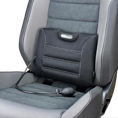 Sitback Air Universeel rugsteunkussen van Black Air stof Sitback Air Universeel rugsteunkussen van Black Air stof