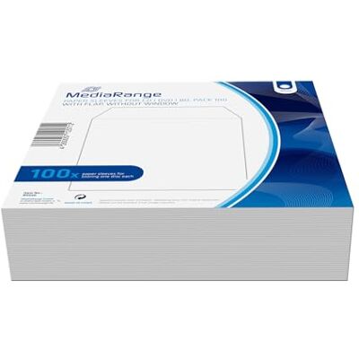 MediaRange BOX66 100 stuks CD Slim Case met venster MediaRange BOX66 100 stuks CD Slim Case met venster