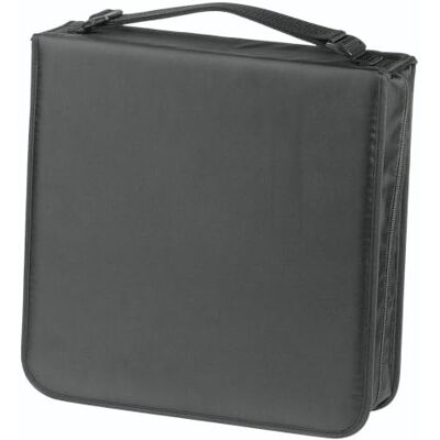 Hama Tas (voor 208 cd's/dvds/blu-ray-mappen, ruimtebesparend, voor kantoor, woonkamer en thuis, draagtassen) zwart Hama Tas (voor 208 cd's/dvds/blu-ray-mappen, ruimtebesparend, voor kantoor, woonkamer en thuis, draagtassen) zwart