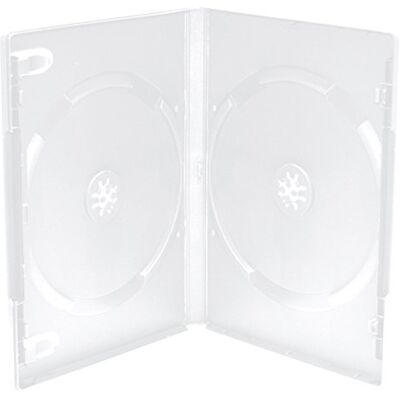 MediaRange 50 stuks CD-, DVD- en Bly Ray-hoezen (14 mm) transparant met transparante afdekking MediaRange 50 stuks CD-, DVD- en Bly Ray-hoezen (14 mm) transparant met transparante afdekking