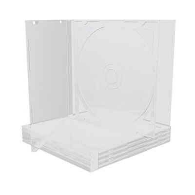 MediaRange 100 stuks CD-hoesjes 10,4 mm transparant MediaRange 100 stuks CD-hoesjes 10,4 mm transparant