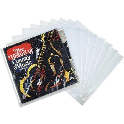 Hama Beschermhoezen voor buiten voor 33 omwentelingen, 10 stuks, transparant Hama Beschermhoezen voor buiten voor 33 omwentelingen, 10 stuks, transparant