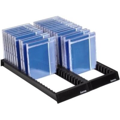 Hama Opbergrek 'Spirit II' (opbergsysteem op cd-standaard, voor 44 cd-hoesjes, cd-houder voor opbergen, antislip-organizer) zwart Hama Opbergrek 'Spirit II' (opbergsysteem op cd-standaard, voor 44 cd-hoesjes, cd-houder voor opbergen, antislip-organizer) zwart