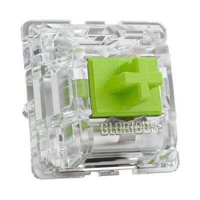 GLORIOUS Gaming 36 Raptor switches voor meca-toetsenbord (ratelen) voor GMMK 2/PRO toetsenborden en GMMK numpads, touch rebound, transparant voor RGB max, 55g activering, 5-polig gesmeerd GLORIOUS Gaming 36 Raptor switches voor meca-toetsenbord (ratelen) voor GMMK 2/PRO toetsenborden en GMMK numpads, touch rebound, transparant voor RGB max, 55g activering, 5-polig gesmeerd