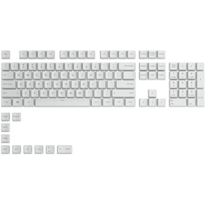 GLORIOUS Gaming 115 GPBT keycaps Cherry profiel, PBT super duurzaam, spectaculaire look, topgeluid, origineel lettertype, lay-outs: VS Arctic White GLORIOUS Gaming 115 GPBT keycaps Cherry profiel, PBT super duurzaam, spectaculaire look, topgeluid, origineel lettertype, lay-outs: VS Arctic White