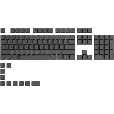 GLORIOUS Gaming 115 GPBT keycaps Cherry profiel, PBT super duurzaam, spectaculaire look, topgeluid, origineel lettertype, lay-outs: VS Black Ash GLORIOUS Gaming 115 GPBT keycaps Cherry profiel, PBT super duurzaam, spectaculaire look, topgeluid, origineel lettertype, lay-outs: VS Black Ash