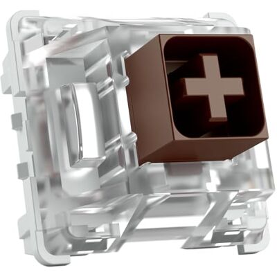 GLORIOUS Gaming 120 Kailh Switches voor mechanisch toetsenbord (bruin) tactiel en stil, activeringskracht 45 g, waterdicht), 3-polige ondersteuning, SMD-LED-compatibel, behuizing Kailh Brown GLORIOUS Gaming 120 Kailh Switches voor mechanisch toetsenbord (bruin) tactiel en stil, activeringskracht 45 g, waterdicht), 3-polige ondersteuning, SMD-LED-compatibel, behuizing Kailh Brown