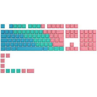 GLORIOUS Gaming 115 keycaps GPBT Cherry profiel, super duurzaam PBT, spectaculaire look, superieur geluid, origineel lettertype, lay-outs: Duitsland pastel GLORIOUS Gaming 115 keycaps GPBT Cherry profiel, super duurzaam PBT, spectaculaire look, superieur geluid, origineel lettertype, lay-outs: Duitsland pastel