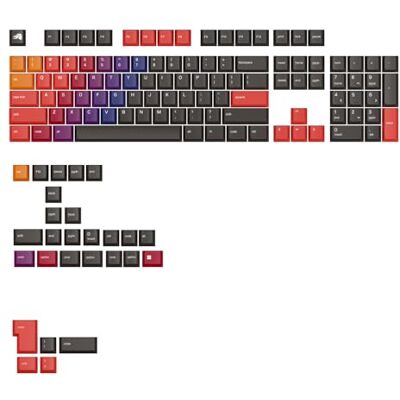 GLORIOUS Gaming GPBT Gradient toetsen – doppen voor mechanische toetsenborden (Celestial Fire), niet uitwisbaar, voor formaten 100, 75, 65 en 60%, ANSI of ISO, Amerikaanse QWERTY-lay-out GLORIOUS Gaming GPBT Gradient toetsen – doppen voor mechanische toetsenborden (Celestial Fire), niet uitwisbaar, voor formaten 100, 75, 65 en 60%, ANSI of ISO, Amerikaanse QWERTY-lay-out