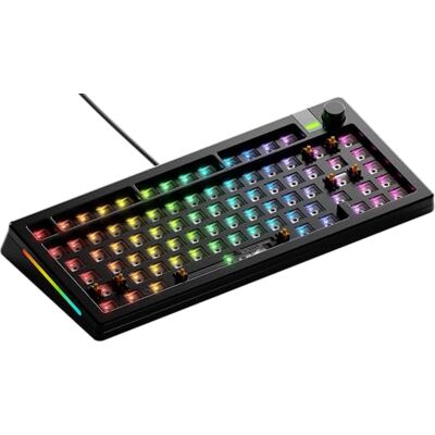 GLORIOUS Gaming GMMK 3 PRO Barebones: aangepaste toetsenbordset, wiel, aluminium behuizing en modulaire afdichtingen, toetsenbord 75% (hot swap), geluidsabsorberend schuim, aluminium schakelplaat, GLORIOUS Gaming GMMK 3 PRO Barebones: aangepaste toetsenbordset, wiel, aluminium behuizing en modulaire afdichtingen, toetsenbord 75% (hot swap), geluidsabsorberend schuim, aluminium schakelplaat,