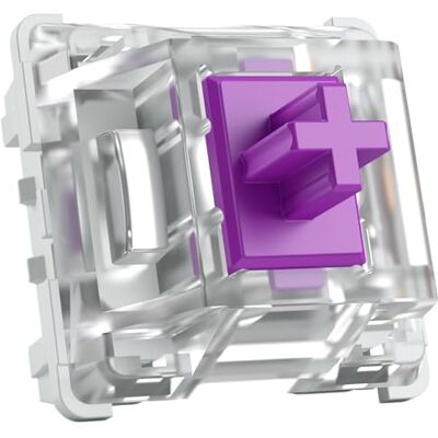 GLORIOUS Gaming 120 Kailh Switches voor mechanisch toetsenbord (paars) tactiel en zacht, activeringskracht 50 g, professionele schakelaars, 3-polige ondersteuning, SMD-LED-compatibel, Kailh Purple GLORIOUS Gaming 120 Kailh Switches voor mechanisch toetsenbord (paars) tactiel en zacht, activeringskracht 50 g, professionele schakelaars, 3-polige ondersteuning, SMD-LED-compatibel, Kailh Purple
