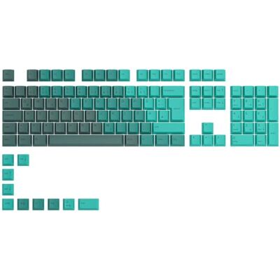 GLORIOUS Gaming 115 keycaps GPBT Cherry profiel, super duurzaam PBT, spectaculaire look, superieur geluid, origineel lettertype, lay-outs: Duitsland Rain Forest GLORIOUS Gaming 115 keycaps GPBT Cherry profiel, super duurzaam PBT, spectaculaire look, superieur geluid, origineel lettertype, lay-outs: Duitsland Rain Forest
