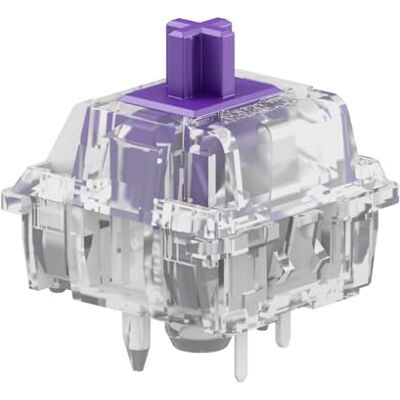 GLORIOUS 110 x Mako-schakelaars Touch-schakelaars voor dagelijks typen en typen, helder ontwerp voor Max RGB, gesmeerd, voor 5-polige mechanische hot-swap toetsenborden GLORIOUS 110 x Mako-schakelaars Touch-schakelaars voor dagelijks typen en typen, helder ontwerp voor Max RGB, gesmeerd, voor 5-polige mechanische hot-swap toetsenborden