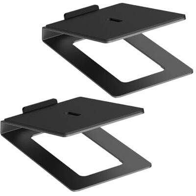 myWall my wall HS33-2L Luidsprekerhouder voor tafelblad, 2 luidsprekerhouders, met anti-vibratiemat, 16 graden hellingshoek, 10 kg belastbaar, voor pc-luidsprekers of myWall my wall HS33-2L Luidsprekerhouder voor tafelblad, 2 luidsprekerhouders, met anti-vibratiemat, 16 graden hellingshoek, 10 kg belastbaar, voor pc-luidsprekers of