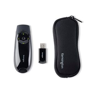 Kensington Presenter Expert USB-afstandsbediening, draadloos, met groene laserpointer en schuifbediening, compatibel met Windows & MacOS bereik 45 m (K72426EU)