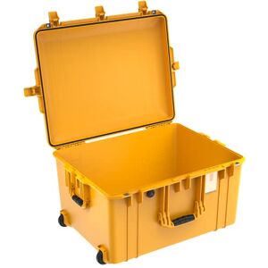 PELI 1637 Air lichtgewicht koffer met wielen voor foto- en drone-uitrusting, water- en stofdicht, inhoud 89 l, gemaakt in de VS, zonder schuim, kleur: geel