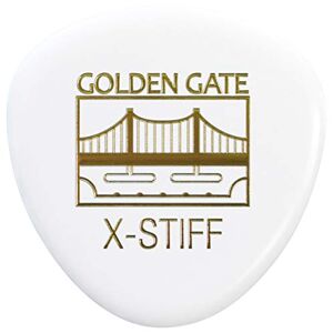 Golden Gate MP-124 driehoekige plectrums 1,5 mm dikte wit