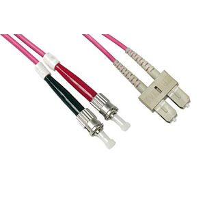 LINK LKSCST4503 glasvezel kabel SC A ST Multimode Duplex OM4 50/125 MT.3