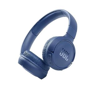 JBL TUNE 510BT Draadloze over-ear hoofdtelefoon met Bluetooth-technologie, multi-puntverbinding, licht, comfortabel en opvouwbaar, tot 40 uur luistertijd, blauw