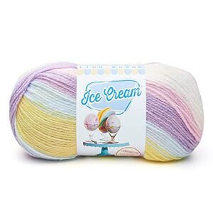 Lion Brand Yarn Ice Cream Garen, 100% acryl, katoen snoep