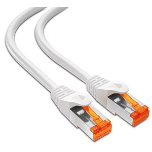 mumbi 23517 Cat.6 FTP netwerkkabel Ethernet Patchkabel RJ-45 2.00m, wit (1x)