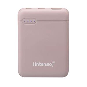 Intenso Powerbank XS 5000, externe accu, 5000 mAh, compatibel met smartphone/tablet en andere, roze
