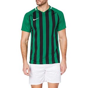 Nike Heren shirt met lange mouwen Division III Football Stripe Jersey, grenengroen, zwart en wit