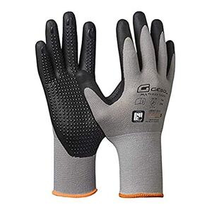 Gebol Multi Flex Touch Touchscreen werkhandschoenen   nitril handschoenen met noppen voor heren   maat XL (maat 10)   grijs   1 paar