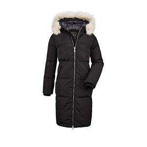 G.I.G.A. DX Ventoso WMN Quilted CT A dames Casual functionele jas in dons-look met capuchon., Zwart, 38