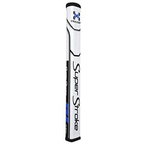 SuperStroke Super Stroke Traxion Flatso 1.0 Golf Putter Grip zwart/blauw/wit