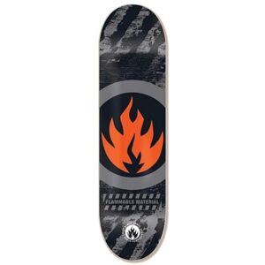 Black Label Skateboard Circle Flame, 8,5 x 32,38 cm