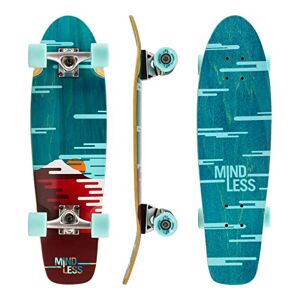 Mindless Longboards Sunset Cruiser Longboard Skateboard Unisex Volwassenen, Groen (Groen), 7,75 inch