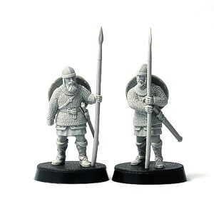 Brother Viking Warriors, 28 mm Résine Miniatures