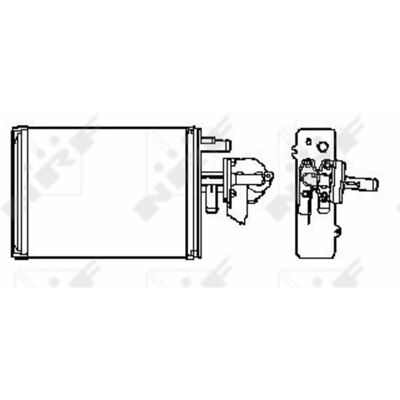 Warmtewisselaar, Interieur Verwarming Nrf 53235 Warmtewisselaar, Interieur Verwarming Nrf 53235