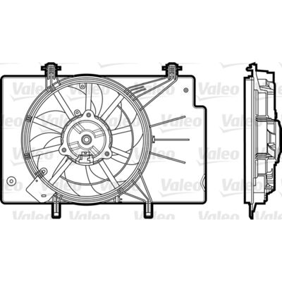 Koelventilatorwiel, Motorkoeling Valeo 696344 Koelventilatorwiel, Motorkoeling Valeo 696344